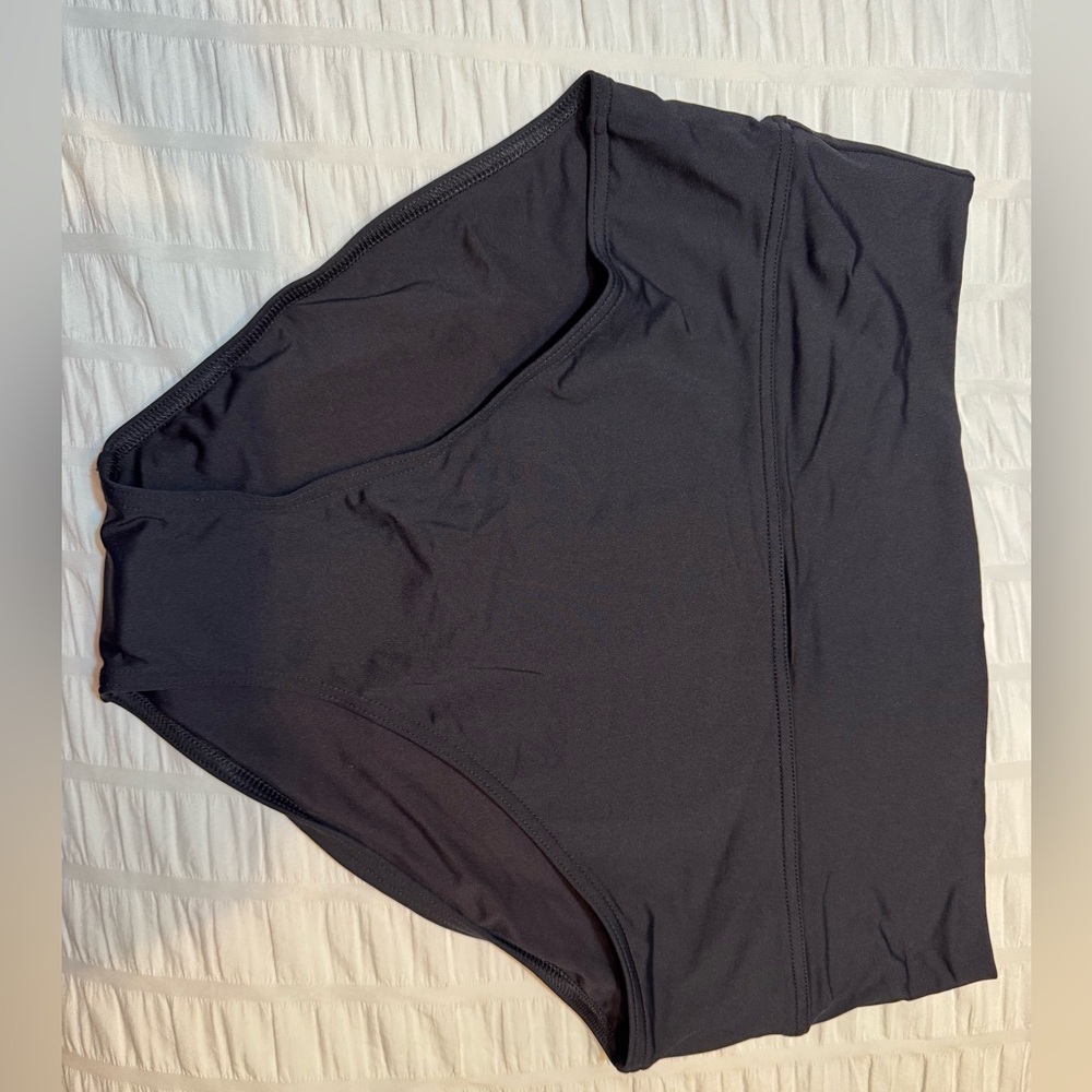 High waisted swim bottoms